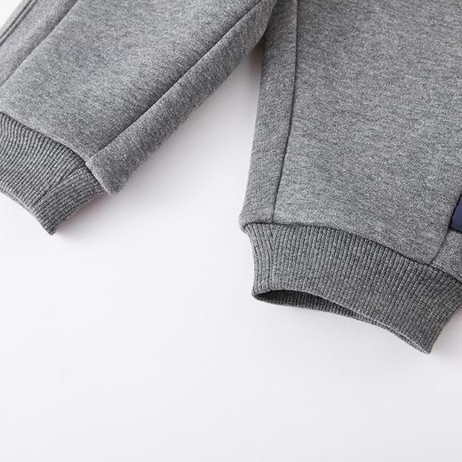 英氏-童衣类（冬）E1新针外着衣裤套婴粟红100CM 商品图4