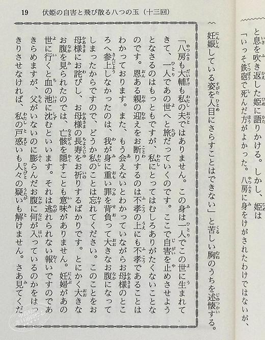 南总里见八犬传 日本古典文学系列 日文原版 南総里見八犬伝 与源氏物语齐名 芥川龙之介京极夏彦推荐 七龙珠犬夜叉原型 曲亭马琴 商品图6