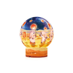 【折扣商品 不退不换】236片 灯光球体拼图 JA1005 丸汀夏-小小心愿