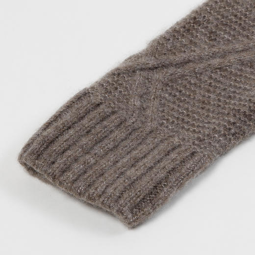 METTE羊绒世家21年秋冬新品女士羊绒衫高领套头加厚保暖针织毛衣 商品图4