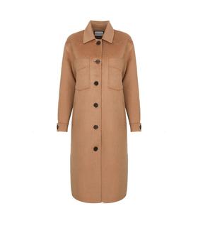 衬衫领双面羊毛大衣