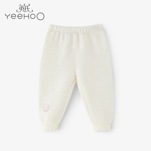 英氏-内衣类（冬）E1恒温拆裤浅柔黄110CM 商品图0