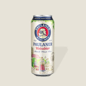 德国保拉纳酵母型小麦啤酒 (柏龙) 白啤罐装 500ml