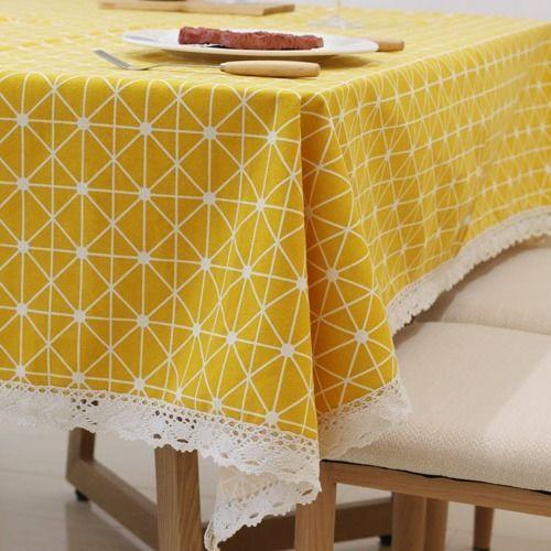 小象桌布布艺棉麻田园小清新家用客厅长方形桌布 商品图7