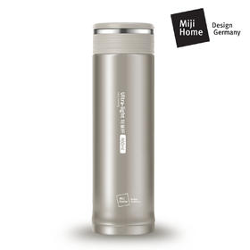 米技 可拆卸真空不锈钢轻量杯 460ml 香槟金