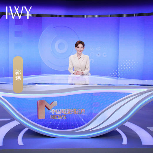 IWY/主持人同款淡黄色香槟色长袖通勤时尚连衣裙Q902+GB 商品图2