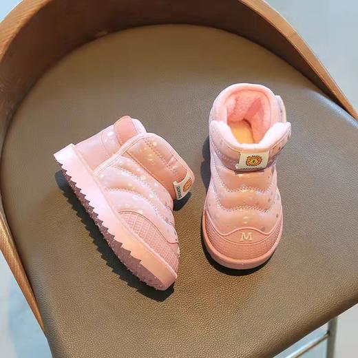 辛巴之星冬款儿童休闲雪地靴小童婴儿大棉加厚棉靴大童加绒保暖鞋 商品图7