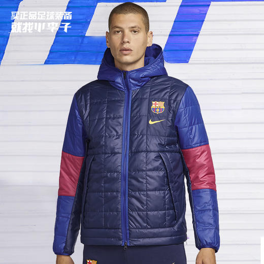 NIKE/耐克巴萨运动休闲冬季保暖连帽棉夹克成人男DM0607451 商品图0
