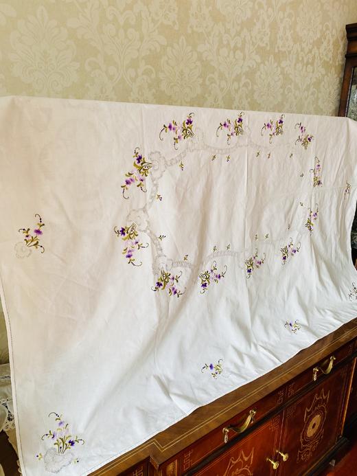 老外贸库存，纯棉彩色手绣桌布/桌旗/围裙 商品图11