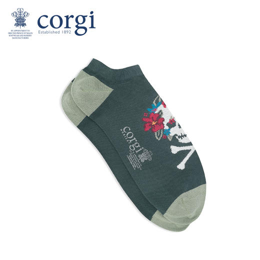 CORGI 轻棉船袜 骷颅头男女同款 商品图2