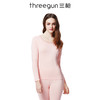 Threegun三枪 【舒肤莱卡棉】花边圆领女士保暖内衣套装-22874D2W1 商品缩略图1