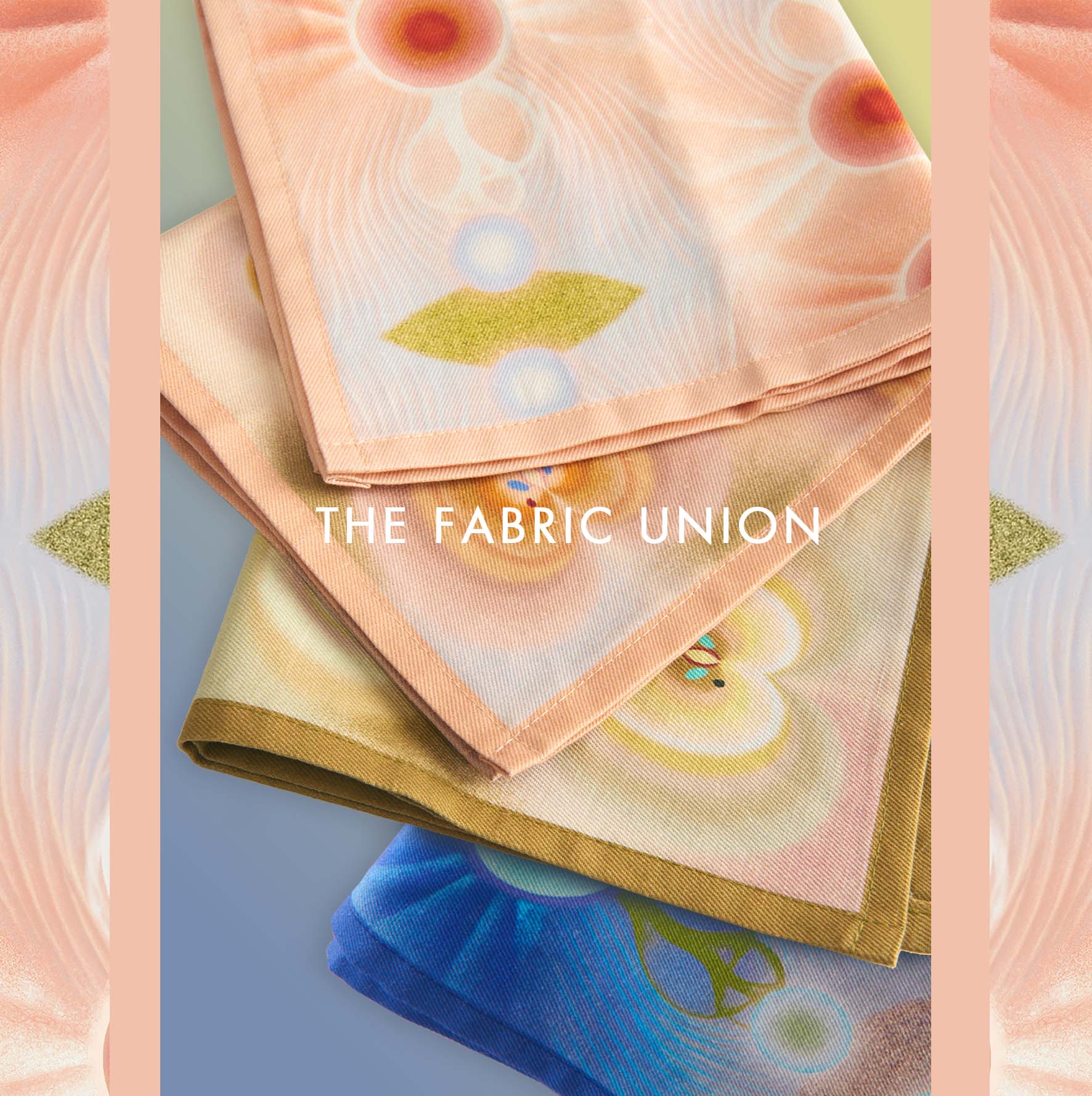 THE FABRIC UNION「Lichtung林中空地」系列 棉麻印花餐巾