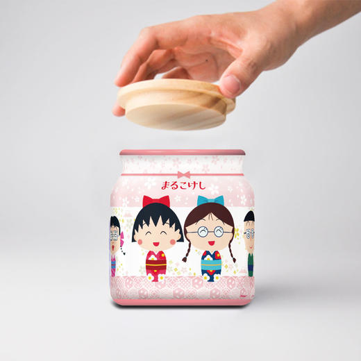 【折扣产品 不退换】96片 收纳罐拼图 塑料拼图 BB1010 樱桃小丸子-小丸子木芥子 商品图2