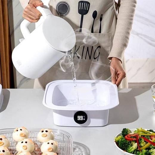 【再晚也能吃到热菜！6件套保温菜罩】能放微波炉可做沥水篮，保鲜锁温，防尘防蚊，多层叠加饭菜食物罩，可折叠储物收纳更方便，保温箱盖菜器家庭整理 商品图2