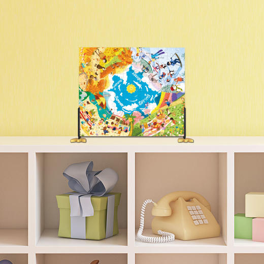 【折扣商品 不退不换】120片 儿童拼图 塑料拼图 T1071 么团-缤纷四季 商品图1