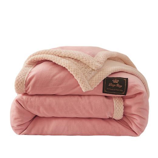 (5折特惠)冬季加厚牛奶绒被套单件150x200羊羔绒双层盖毯法兰绒毛毯被罩女 FYJ-MB-1 商品图4