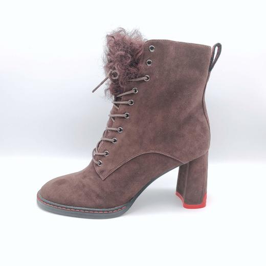 lFGJ 10703时尚方跟羊猄皮时尚女靴 商品图1