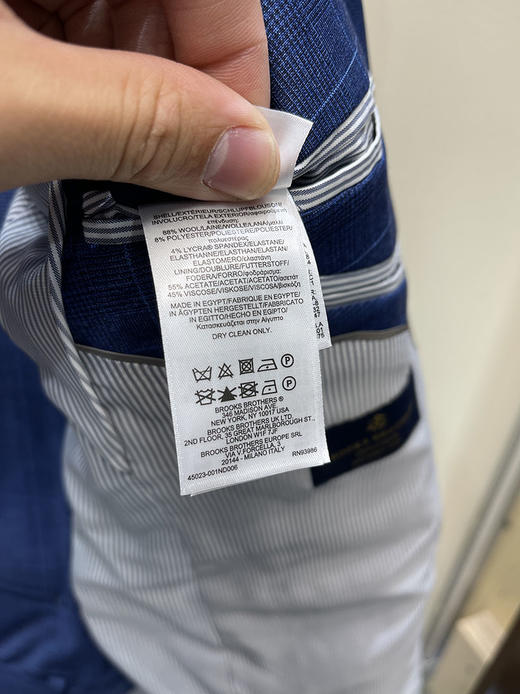  Brooks Brothers/布克兄弟 男士新款羊毛混纺单西外套 商品图2