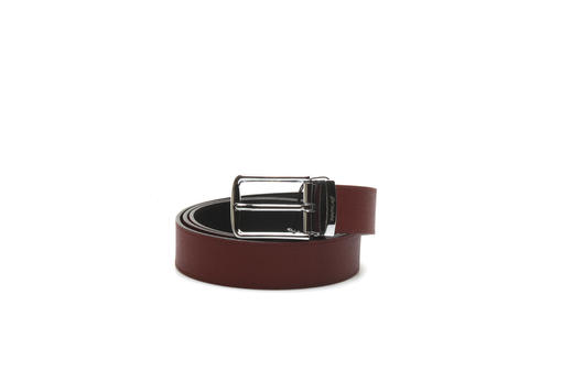 豪麟名鞋奥莱迪嘉男装牛皮革皮带TMPD11YD212酒红色  原价1260元 商品图0