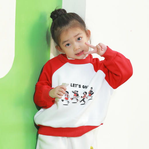 龙之涵新冬中大童加绒夹棉卫衣卫裤防风衣防风裤【专用】 商品图9