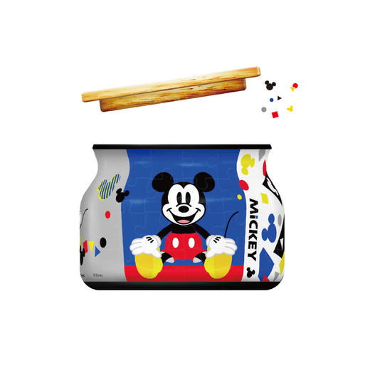 64片 收纳罐拼图 塑料拼图 BC1003 米奇与朋友系列-缤纷俏皮米奇 商品图1