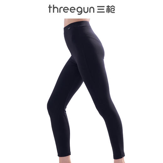 Threegun三枪 【德绒】女士保暖打底裤秋裤-60944B931 商品图0