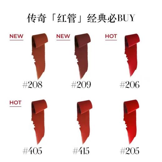 Armani/阿玛尼「传奇红管」 臻致丝绒哑光唇釉 209 日落深棕咖 商品图2