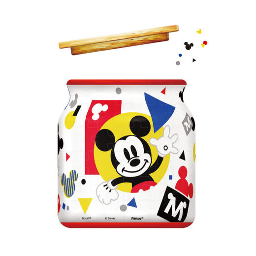 96片 收纳罐拼图 BB1009 米奇与朋友系列-缤纷活发米奇 商品图0