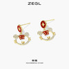 ZEGL虎年本命年礼物虎虎生威耳环女ins风小众耳钉925银针秋冬耳饰 商品缩略图1