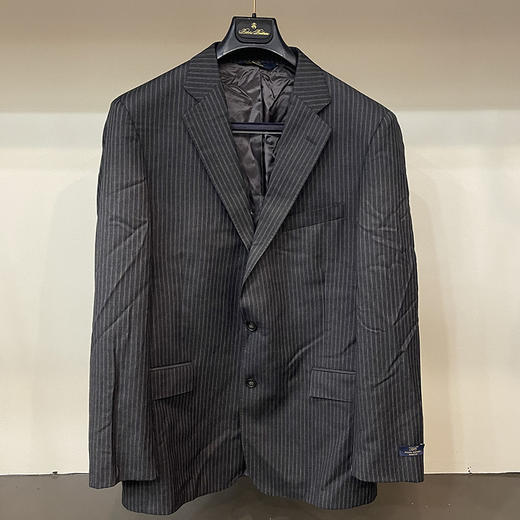 墨西哥产 Brooks Brothers/布克兄弟 男士羊毛条纹商务西服套装 商品图0