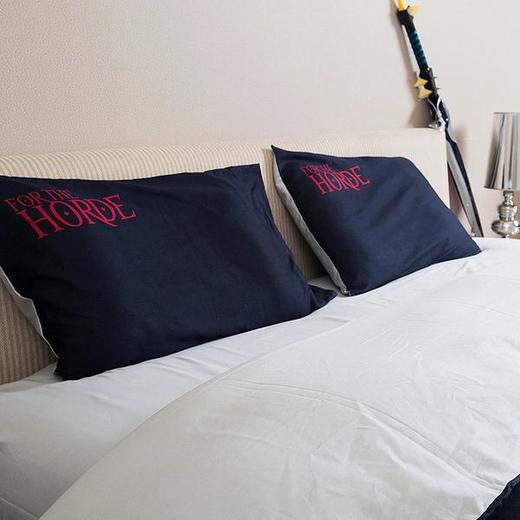 床上四件套 红黑 部落 魔兽世界 商品图1