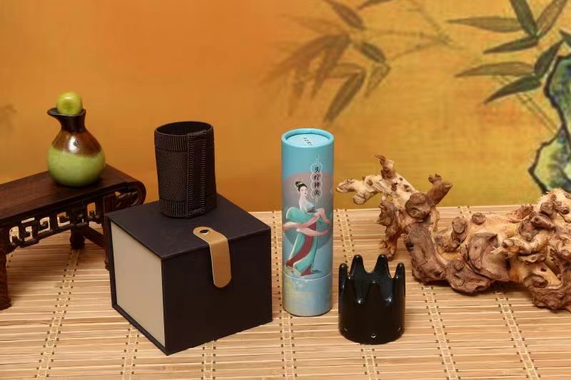 砭石艾灸头疗套