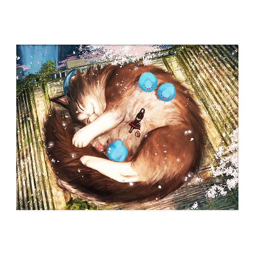 【折扣商品 不退不换】1200片 平面拼图 塑料拼图 H2297 もの久保-春眠 商品图0