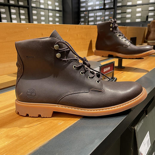 Timberland/添柏岚 男士LITE皮革坚固橡胶鞋底防水缓震高帮鞋靴子 商品图1