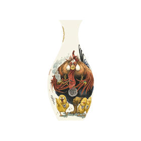 160片 花瓶拼图 塑料拼图 S1027 大渣熊-鸡中之霸