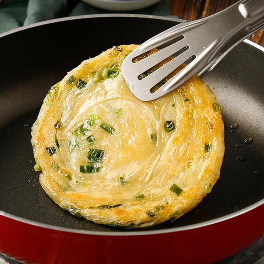 【妈妈的早餐味】喷喷香的葱油饼手抓饼，不用一滴油，锅里煎一下就好吃，还能做出百变花样，健康无添加~ 商品图7