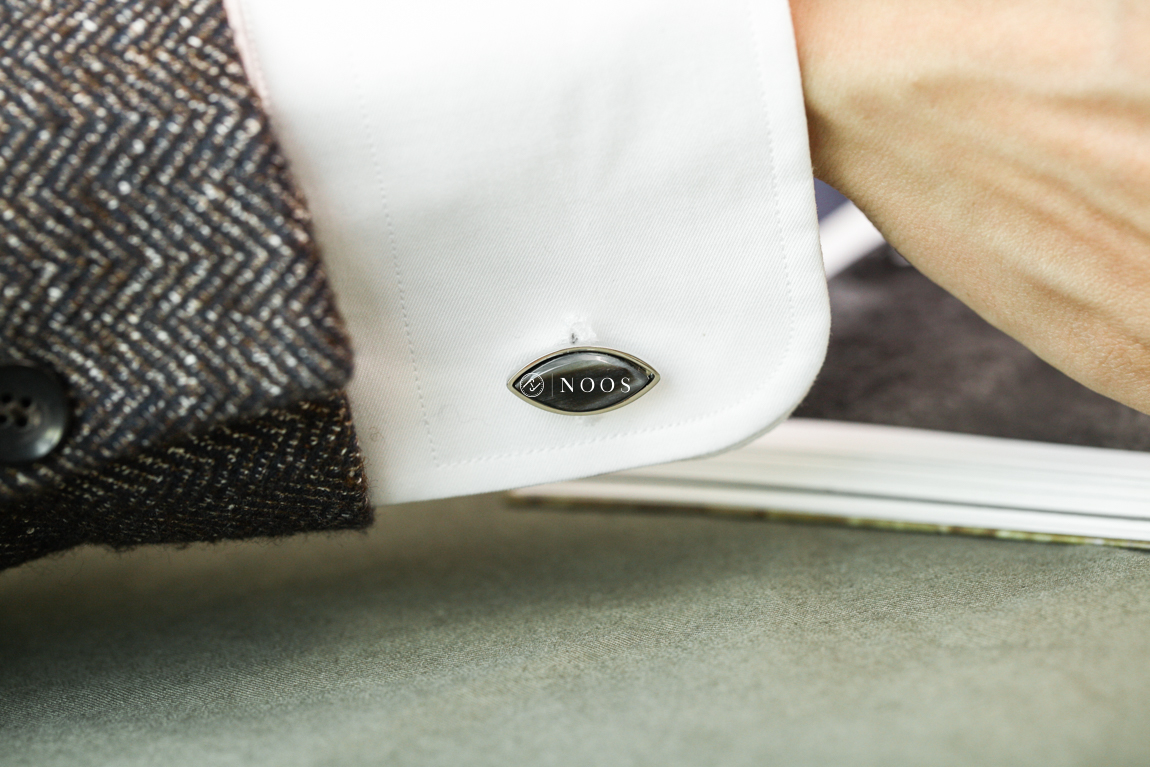 abbeyhorn 牛角月牙形袖扣礼盒