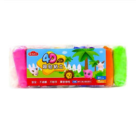 晨光4D超轻粘土12色AKE03986彩泥橡皮泥幼儿宝宝手工工具套装