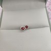 18K镶嵌红宝石耳钉 商品缩略图3
