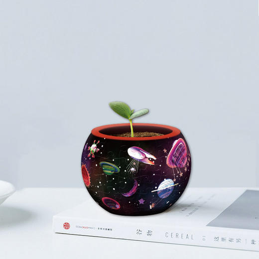 80片 盆栽拼图 塑料拼图 K1046 星星乐园 商品图2