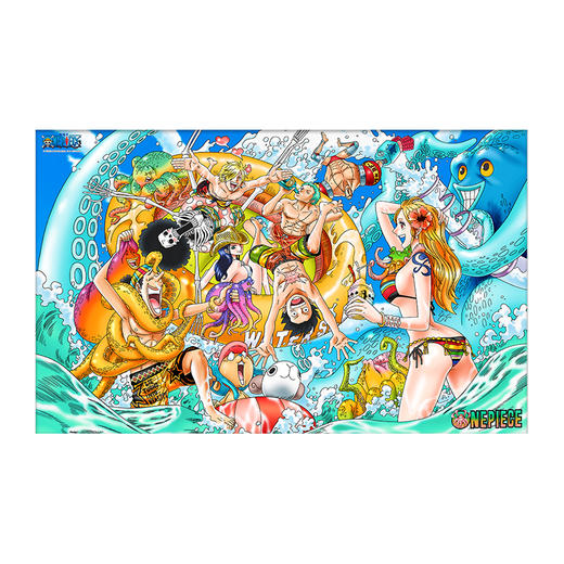 1000片 平面拼图 塑料拼图 H2219 ONE PIECE-夏 商品图0