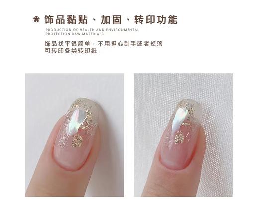 万能俄式构建底胶，甲片凝胶（流平胶、底胶一体胶，零触感无痕） 商品图2