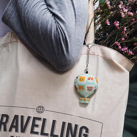 【折扣商品 不退不换】28片 热气球造型 钥匙扣拼图 AB1006 喵喵星球 商品图2