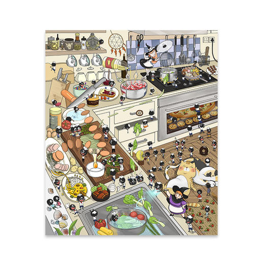 【折扣商品 不退不换】120片 儿童拼图 塑料拼图 T1057 魔法厨房 商品图0