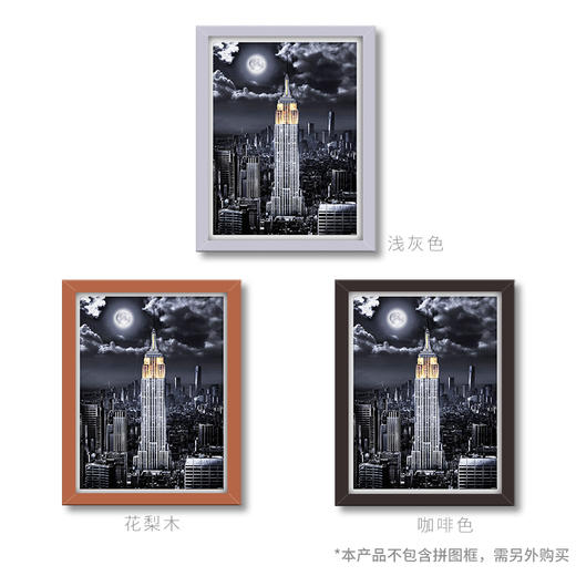 1200片 平面拼图 塑料拼图 H2120 Darren Mundy-夜色里的帝国大厦 商品图2