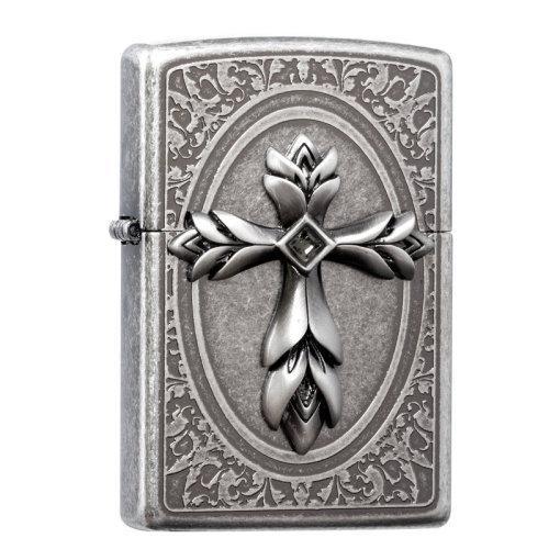 Zippo之宝打火机 原装进口 祈祷十字架 两色 单机礼盒装任选 商品图5