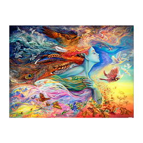 【折扣商品 不退不换】1200片 平面拼图 塑料拼图 H2223 Josephine Wall-乘梦飞翔