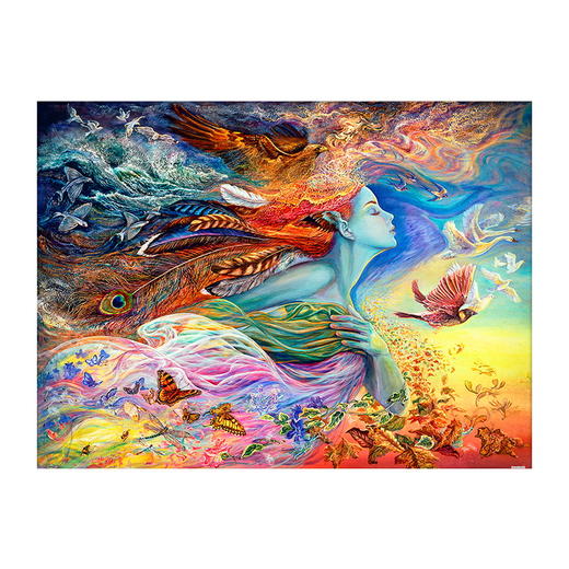 【折扣商品 不退不换】1200片 平面拼图 塑料拼图 H2223 Josephine Wall-乘梦飞翔 商品图0