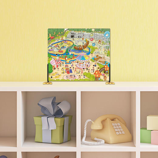 【折扣商品 不退不换】120片 儿童拼图 塑料拼图 T1068 么团-游乐时光 商品图1