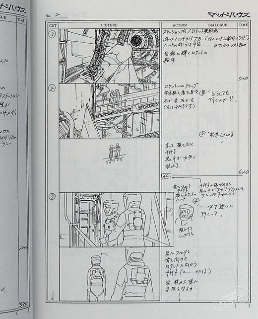 【中商原版】今敏 分镜插画集 千年女*动画脚本资料画集 日文原版 今敏 絵コンテ集 千年女* 日本艺术 藤原千代子 今敏大师分镜手稿绘本作品集 商品图4